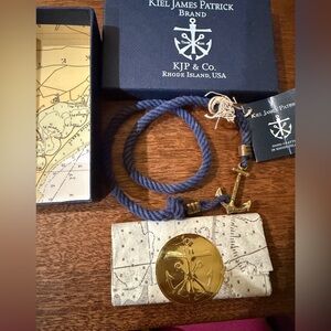 Keil James, Patrick Brand, lanyard hitch navy blue rope bracelet XS - NEW box